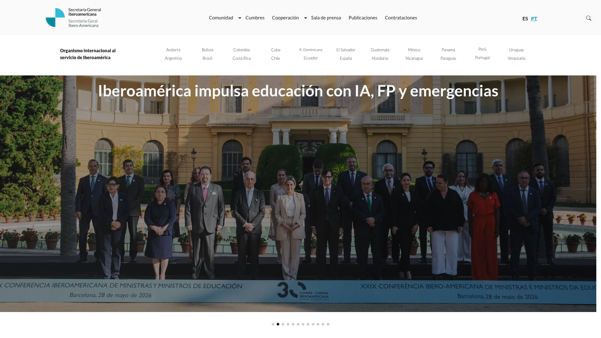SEGIB web portal
