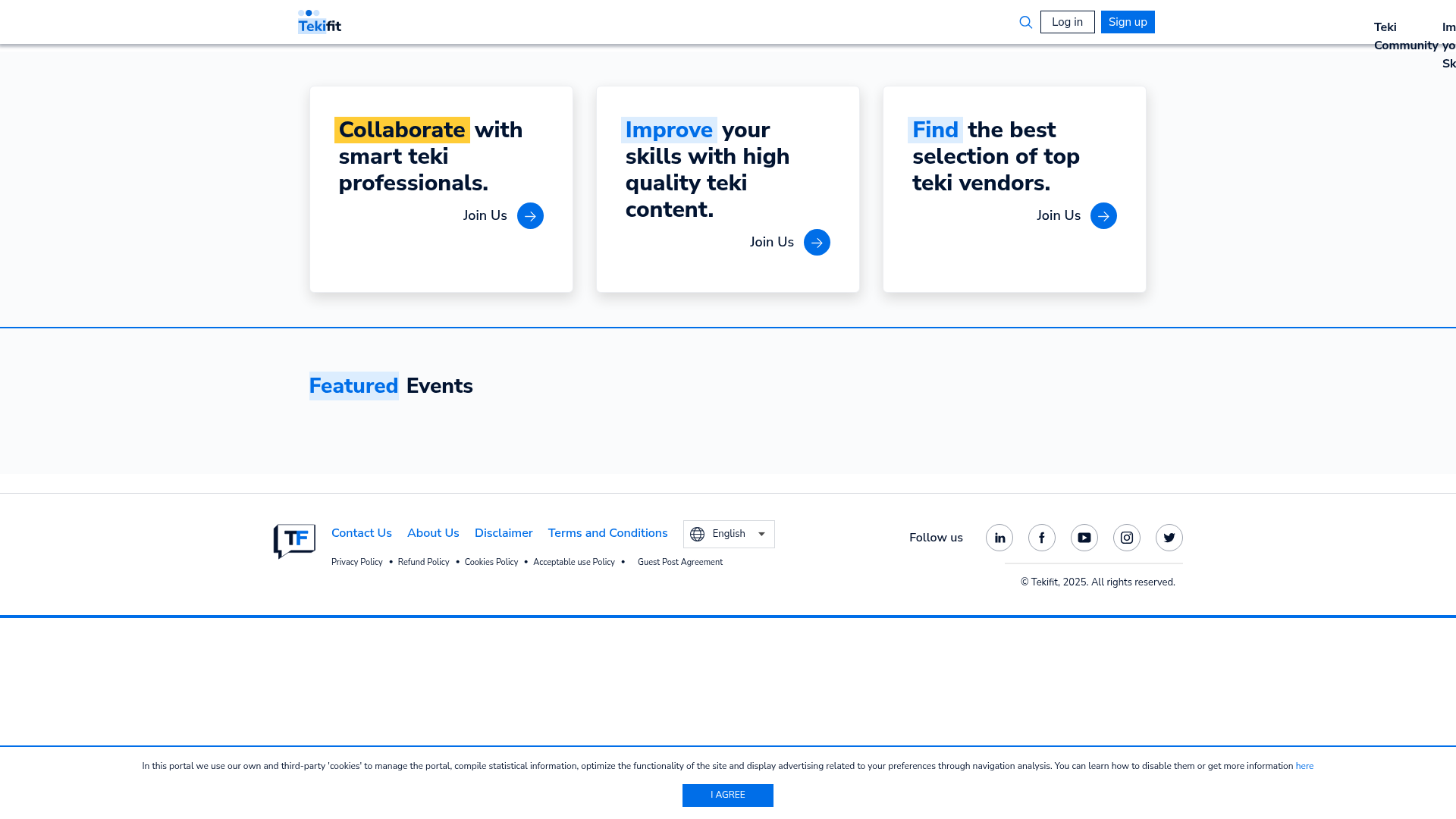 Tekifit web portal and app