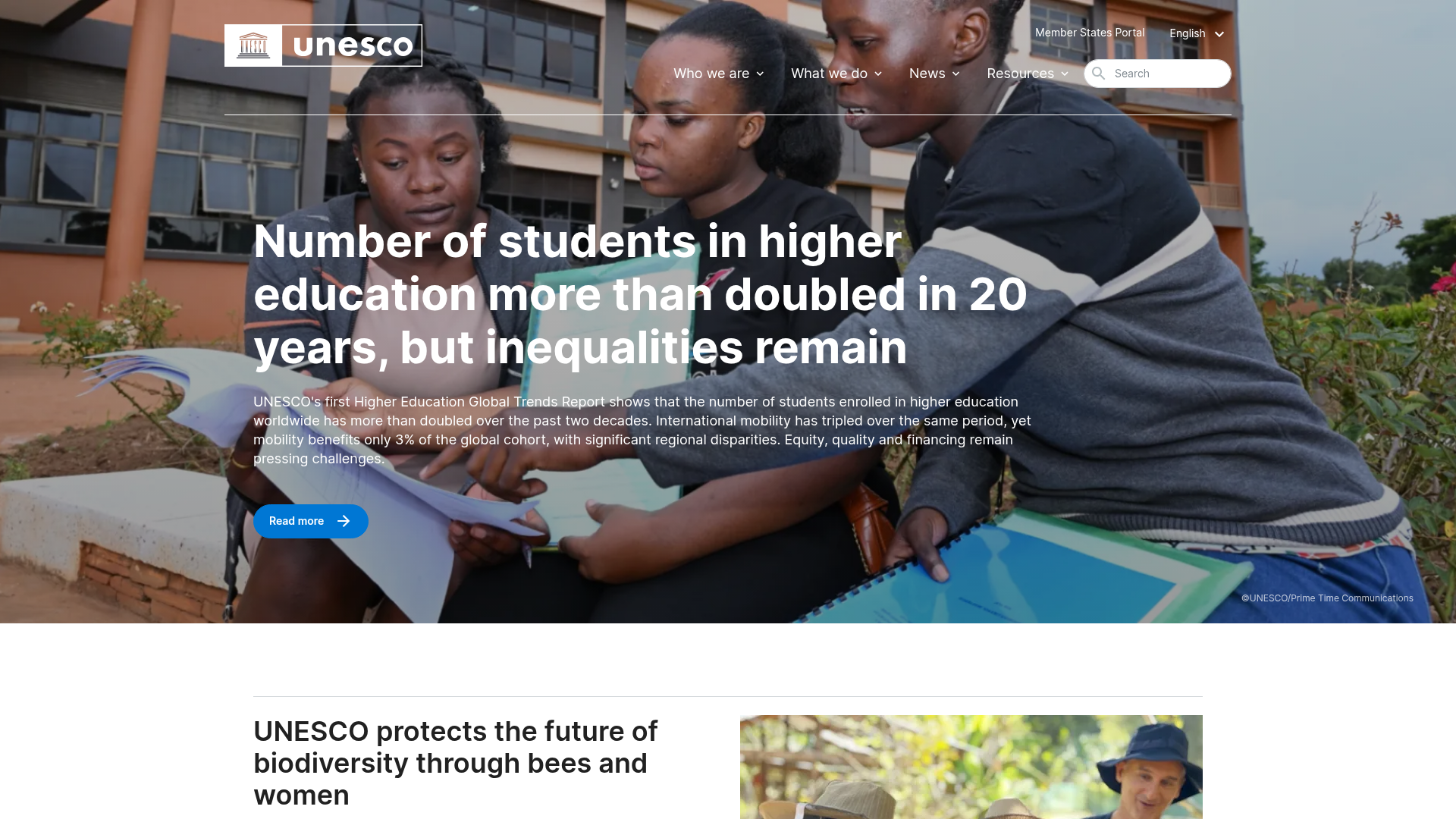 UNESCO web portal