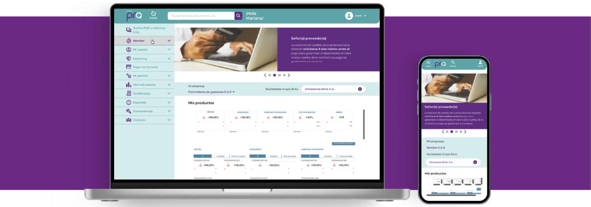 Grupo Éxito Suppliers Portal - imagen 1